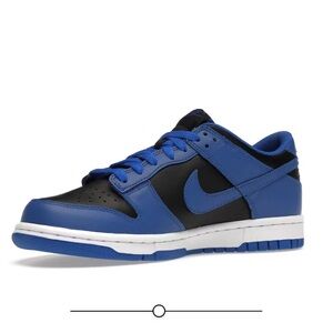 Nike dunk low in hyper cobalt kids sneakers